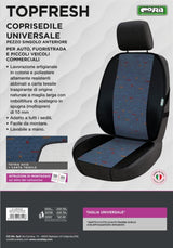 Cora Coprisedile auto anteriore universale Topfresh tetris avio/carta tessile