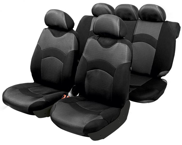 Cora Serie completa coprisedili Revolution grigio/nero