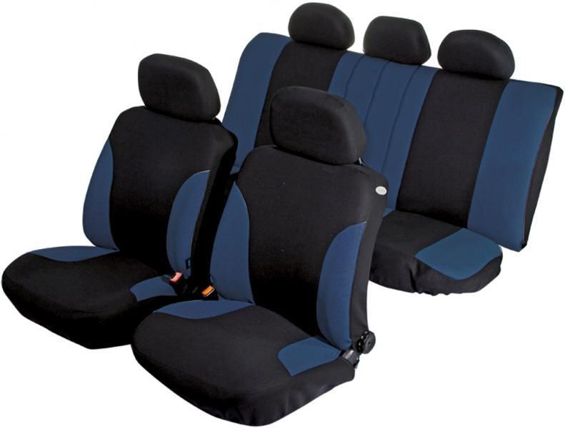 Cora Serie completa coprisedili Favorit blu/nero