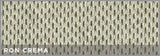Funda de asiento delantero Cora, tipo poncho, tejido elástico, mezcla de algodón, color crema