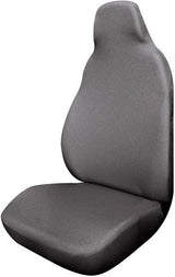 Front Seat Cover Stretch Poncho Cotton Blend Anthracite Cora