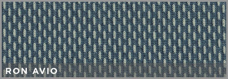 Cora Front Seat Cover Poncho Stretch Fabric Cotton Blend Air Force Blue