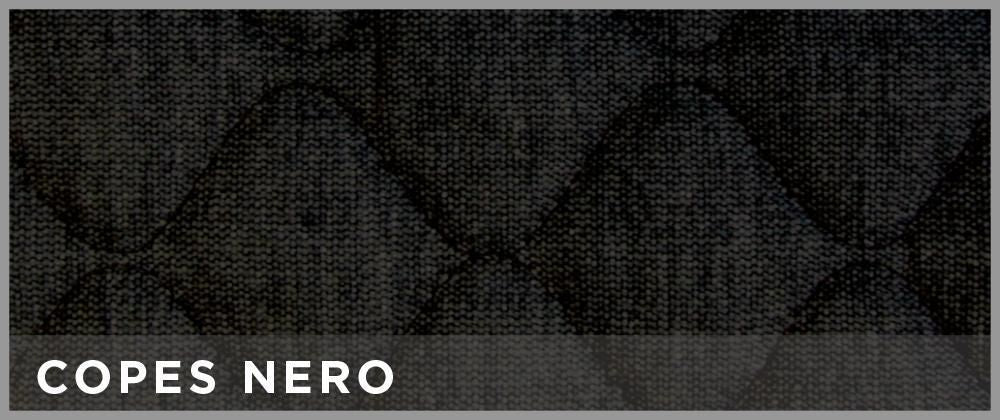 Cora Coprisedili anteriori Espresso Deluxe tg. media tessuto cotone trapuntato nero