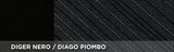 Fundas de asiento delanteras personalizadas Cora para Smart Fortwo, tela de mezcla de algodón gris/negro