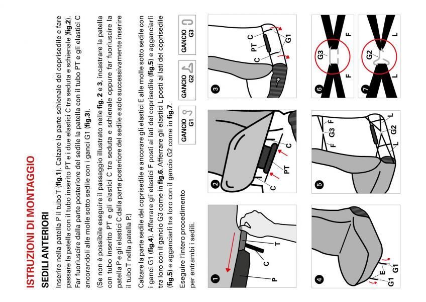 Cora Coprisedili anteriori personalizzati Smart Fortwo tessuto misto cotone blu/nero