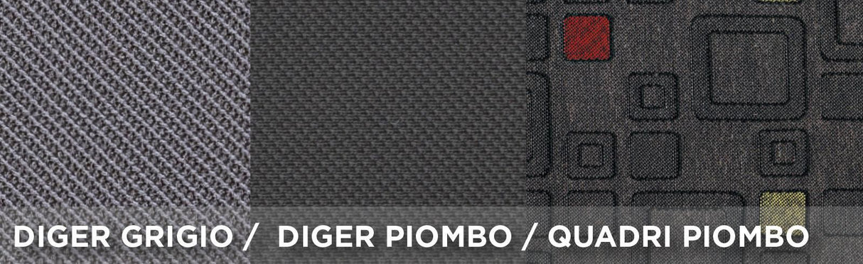 Cora Coprisedili anteriori personalizzati Fiat Panda 12> tess. misto cotone quad