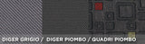 Serie Completa Coprisedili Personalizzati Fiat Panda 12> 4 Posti Grigio Cora
