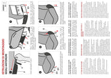Cora Manufacturing Coprisedili anteriori personalizzati Fiat Pandina 24> tess. misto cotone nero/crema
