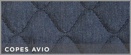 Cora Serie completa coprisedili personalizzati Fiat Panda 03> 4 posti post. intero tessuto cotone trapuntato avio