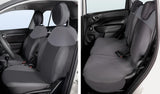 Cora Juego completo de fundas de asientos personalizadas para Fiat 500X en tejido antracita/gris plomo