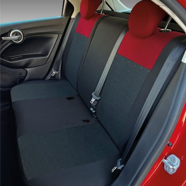 Cora Completo Fiat 500X Diger Rosso-Nero/Black & Color