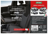 Cora Serie completa coprisedili personalizzati JEEP Renegade 14>/Compass 17>, DA
