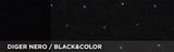 Cora Manufacturing Serie completa coprisedili Fast&Smart tg. speciale tess. misto cotone nero/black&color