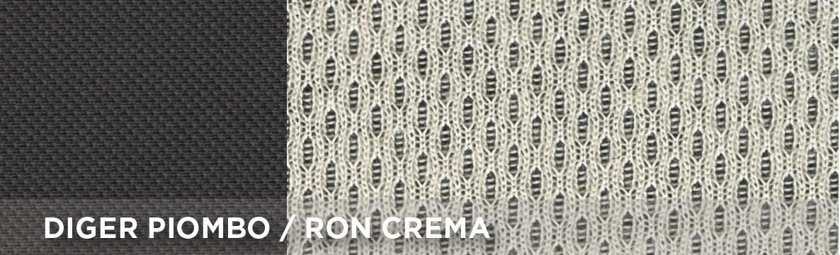 Custom Front Seat Covers for Fiat Ducato Camper from 2006 Cream/Lead Cora