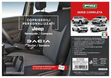 Cora Serie completa coprisedili personalizzati JEEP Renegade 14>/Compass 17>, DA