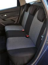 Cora Komplettes Set personalisierter Sitzbezüge für DACIA Duster 10>, Tausend-Punkt-Gewebe