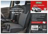 Cora Serie completa coprisedili personalizzati DACIA Duster 10> tess. millepunti