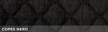 Cora Rapid front seat covers, universal size, black quilted cotton fabric