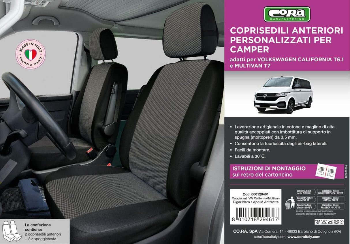Cora Vorderachse Paar Volkswagen California T 6.1 Apollo Anthrazit