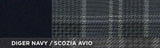 Fundas de asientos delanteros para furgoneta/camper Ducato X230 (1994-2002) Escocia Avio Cora