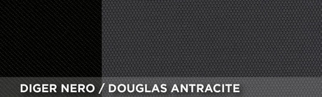 Cora Sporty front seat covers, one size, black/anthracite fabric