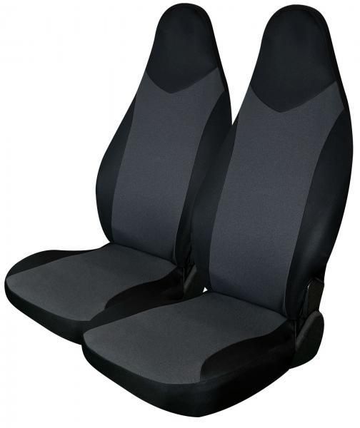 Cora Sporty front seat covers, one size, black/anthracite fabric