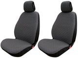 Cora Coprisedili anteriori Espresso Restyle tg. speciale tessuto misto cotone trapuntato antracite/nero