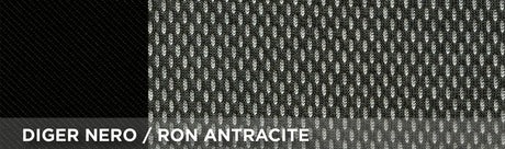 Cora Coprisedili anteriori Fast&Smart tg. media tessuto misto cotone antracite/nero