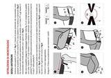Cora Coprisedili anteriori Fast&Smart tg. media tessuto misto cotone antracite/nero