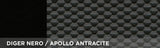 Cora Coprisedili anteriori Fast&Smart tg. grande tessuto misto cotone antracite/nero