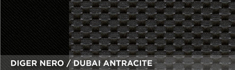 Cora Fast&amp;Smart front seat covers, special size, anthracite/black cotton blend fabric