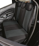 Cora Complete series of Fast&amp;Smart seat covers, medium size, anthracite/black cotton blend fabric