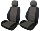 Cora Serie completa coprisedili Fast&Smart tg. grande tess. misto cotone nero/an