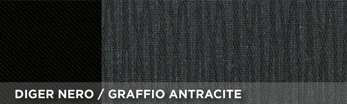 Cora Coprisedili anteriori Fast&Smart tg. speciale tessuto misto cotone antracite/nero