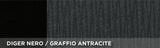 Cora Coprisedili anteriori Fast&Smart tg. speciale tessuto misto cotone antracite/nero