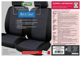 Cora Coprisedili anteriori Fast&Smart tg. speciale tessuto misto cotone antracite/nero