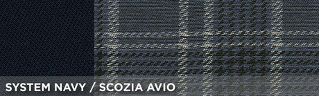 Cora Fast&amp;Smart front seat covers, medium size, air force blue/navy cotton blend fabric