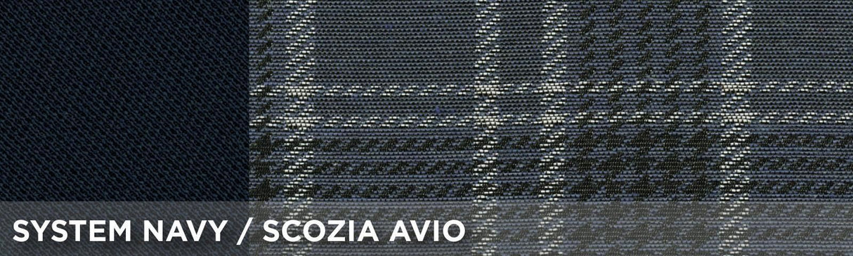Cora Coprisedili anteriori Fast&Smart tg. grande tessuto misto cotone avio/navy