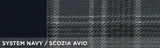 Cora Coprisedili anteriori Fast&Smart tg. grande tessuto misto cotone avio/navy