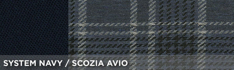 Cora Coprisedili anteriori Fast&Smart tg. speciale tessuto misto cotone avio/navy