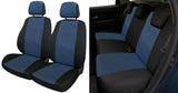 Cora Manufacturing Serie completa coprisedili Fast&Smart tg. media tess. misto cotone nero/avio