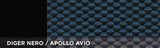Cora Manufacturing Serie completa coprisedili Fast&Smart tg. media tess. misto cotone nero/avio
