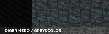 Cora Complete Series of Fast&amp;Smart Seat Covers, Medium Size, Grey&amp;Color Fabric