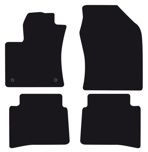 Cora Tailor carpet mats TOYOTA Prius IV 15>22 (XW50)