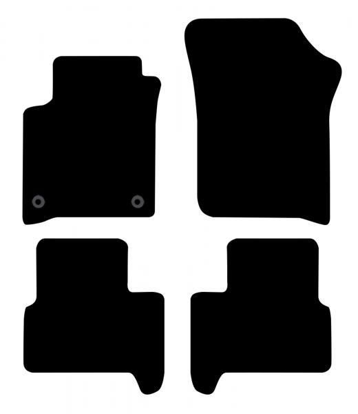 Cora Tailor Fußmatten SEAT Mii 19> - SKODA Citigo 19> - VOLKSWAGEN e-up!