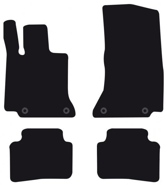 Alfombrillas Cora Tailor para Mercedes Clase C 4p./SW 21>