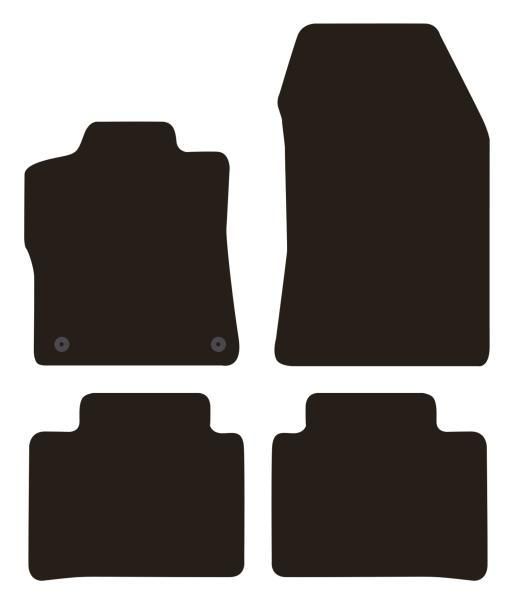 Cora Carpet Mats Tailor PEUGEOT 408 22>