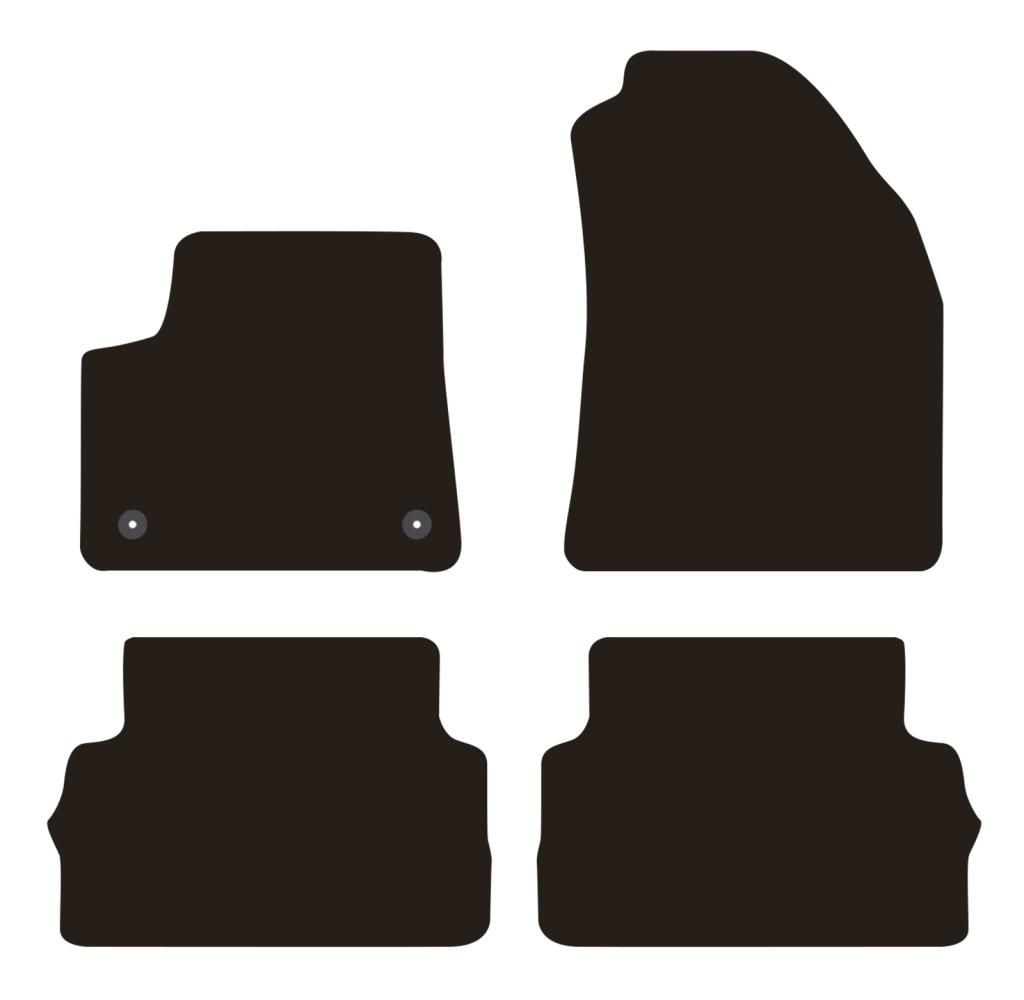 Cora Tappeti moquette Tailor CITROEN C3 IV 24> - FIAT Grande Panda 25> (elettriche)