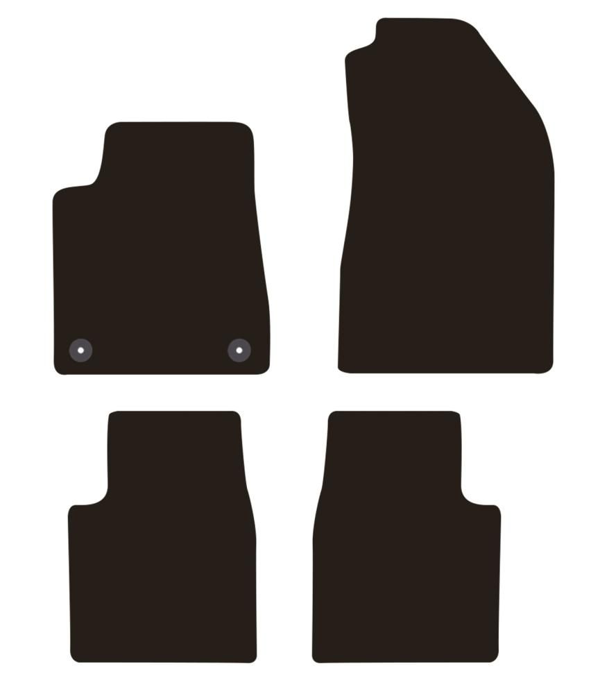 Cora Tappeti moquette Tailor CITROEN C3 Aircross 24> (no ibrida ed elettrica)