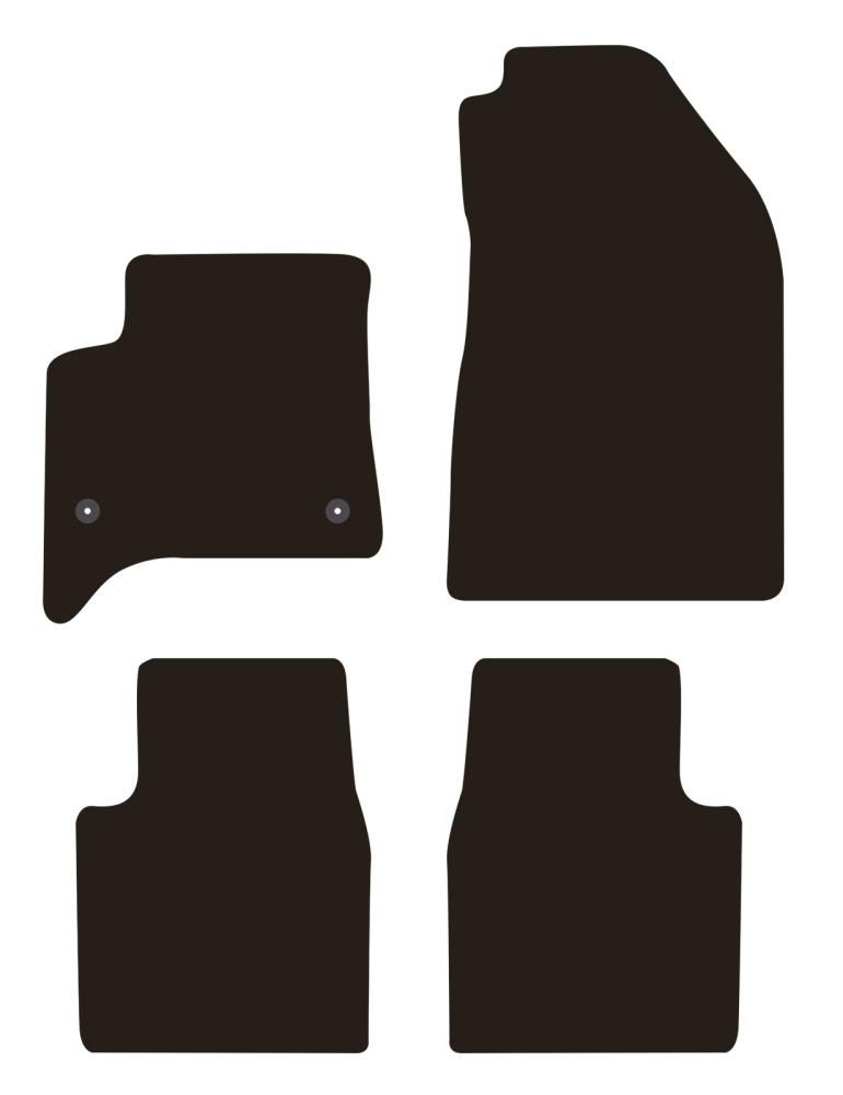 Cora Tappeti moquette Tailor CITROEN C3 Aircross 24> / OPEL Frontera 24> (ibride mild)